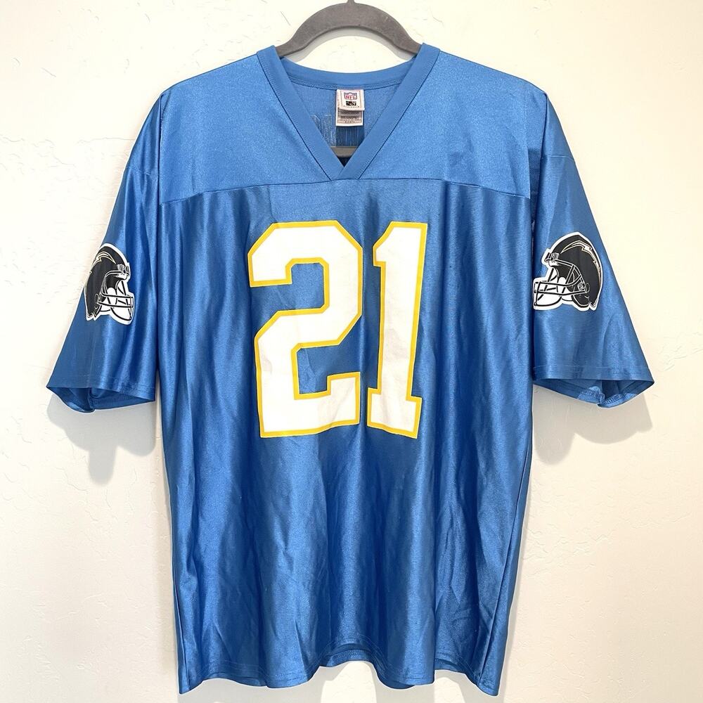 NFL Players Tomlinson Jersey San Diego Chargers Mens XL Blue 21